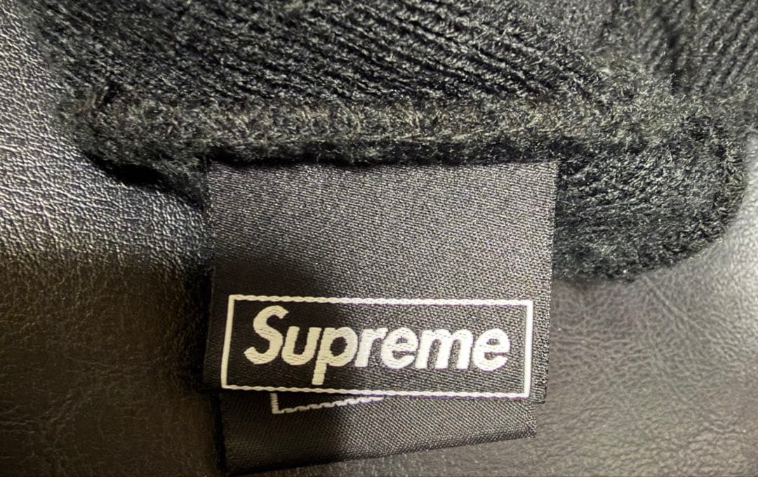 y*様 supreme Swarovski NEW ERA コラボ 黒 ビーニー