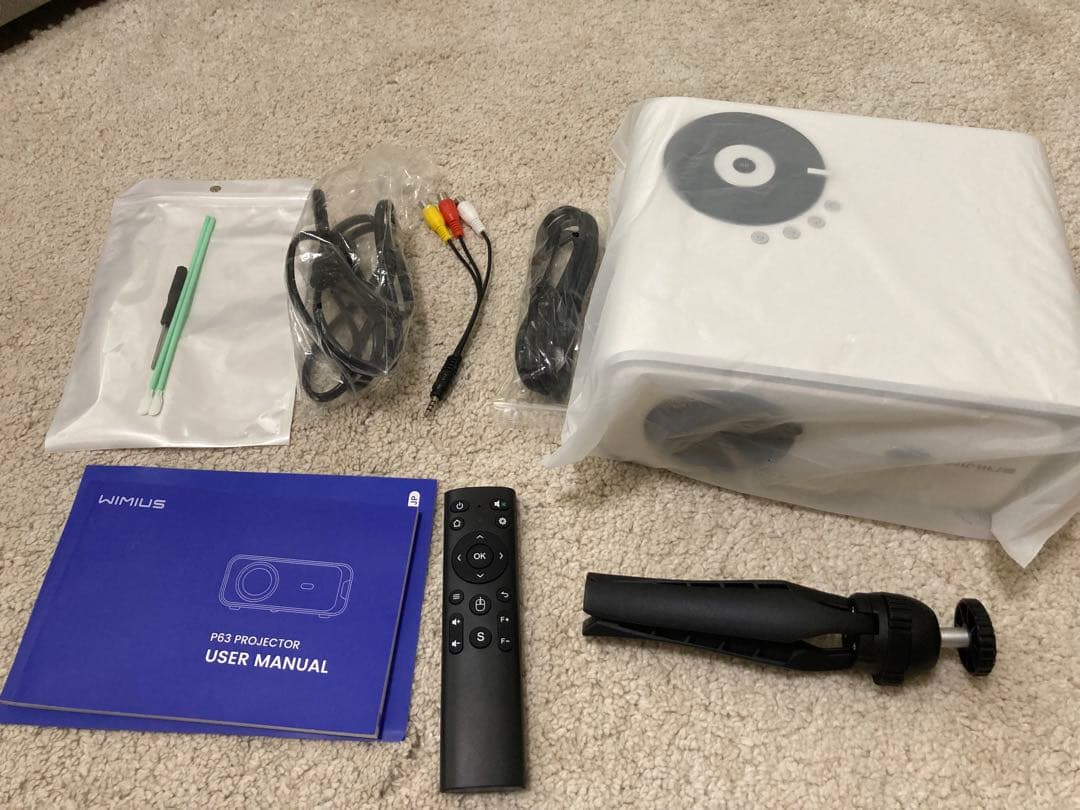 WiMiUS プロジェクター P63 Android TV搭載