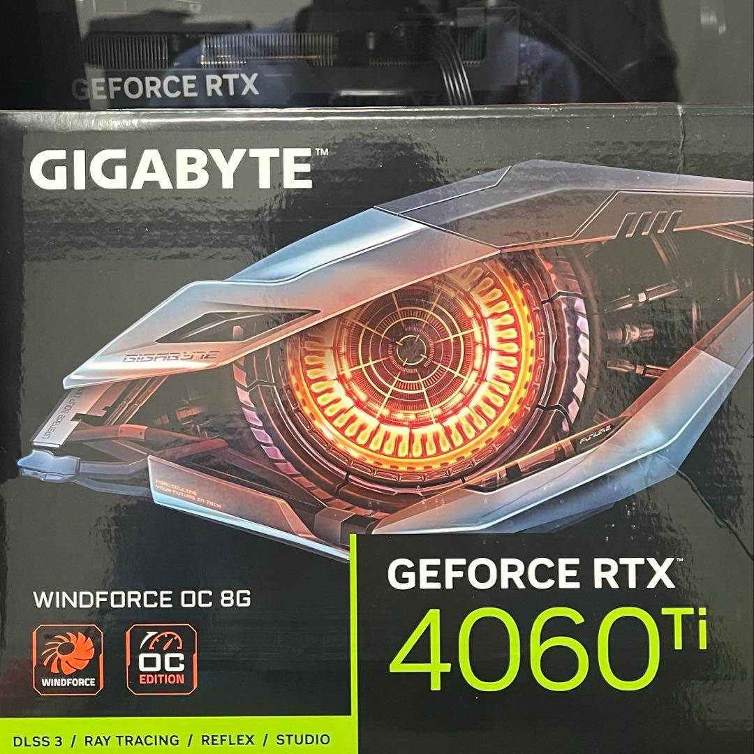 グラフィックボード・グラボ・ビデオカード GEFORCE RTX 4060ti 8g GIGABYTE