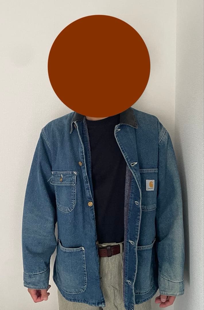 93年製 vintage carhartt デニム カバーオール ブランケット
