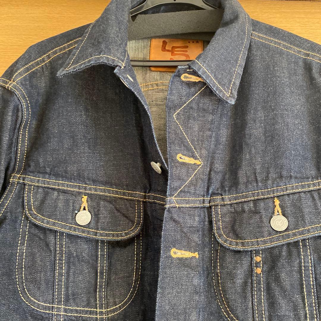 45R ライ麦デニムジャケット 908 比古比女　濃紺