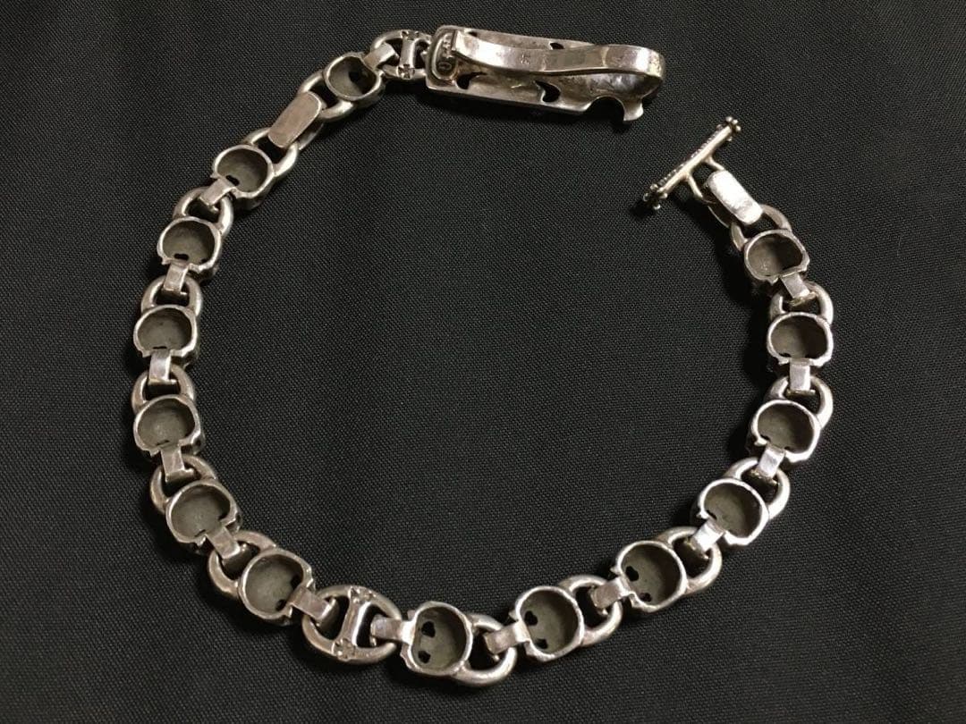 ★A&G(A & G)シルバー925 ギロームスカル ウォレットチェーン★