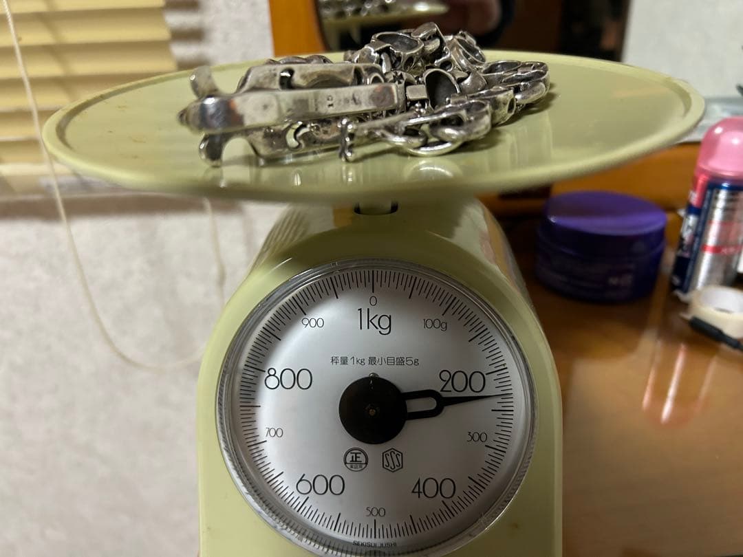 ★A&G(A & G)シルバー925 ギロームスカル ウォレットチェーン★