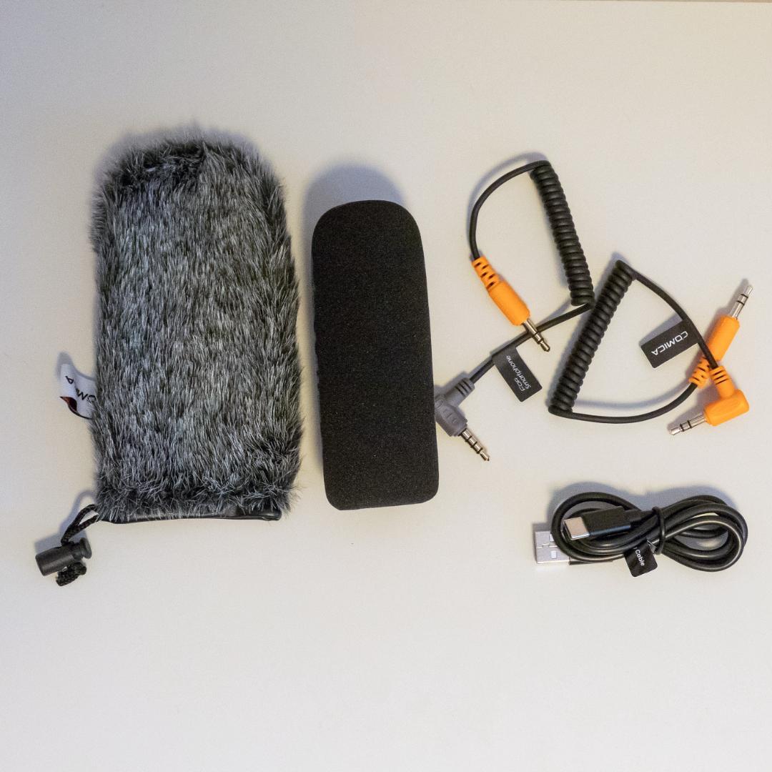 超指向性高感度カメラマイク・ガンマイク　COMICA CVM-VM20