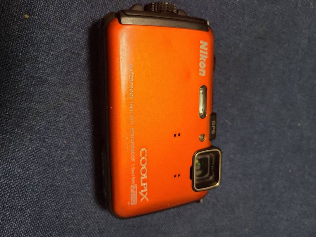 F*中様 Nikon COOLPIX デジタルカメラ オレンジ　AW100