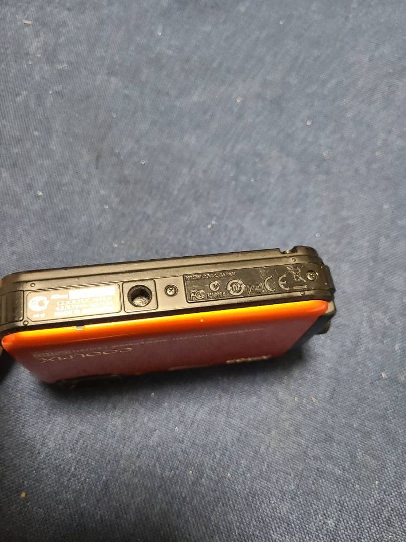 F*中様 Nikon COOLPIX デジタルカメラ オレンジ　AW100