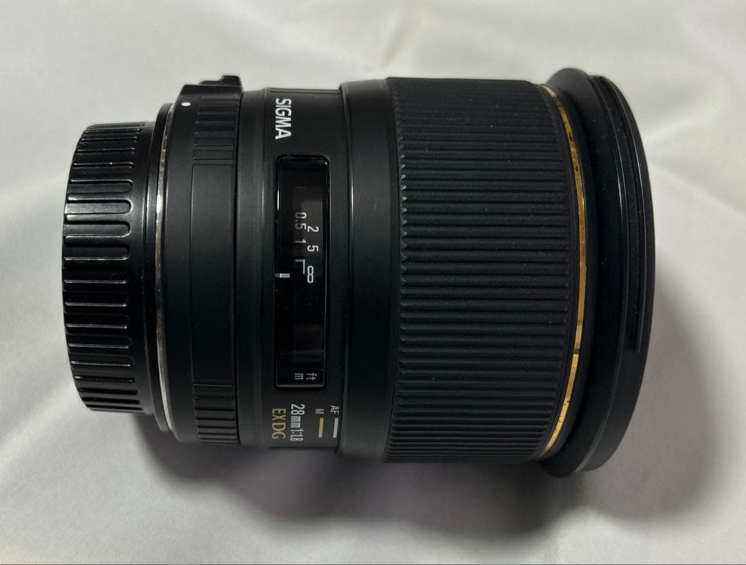 キヤノン用単焦点広角レンズ　SIGMA 28mm F1.8 EX DG