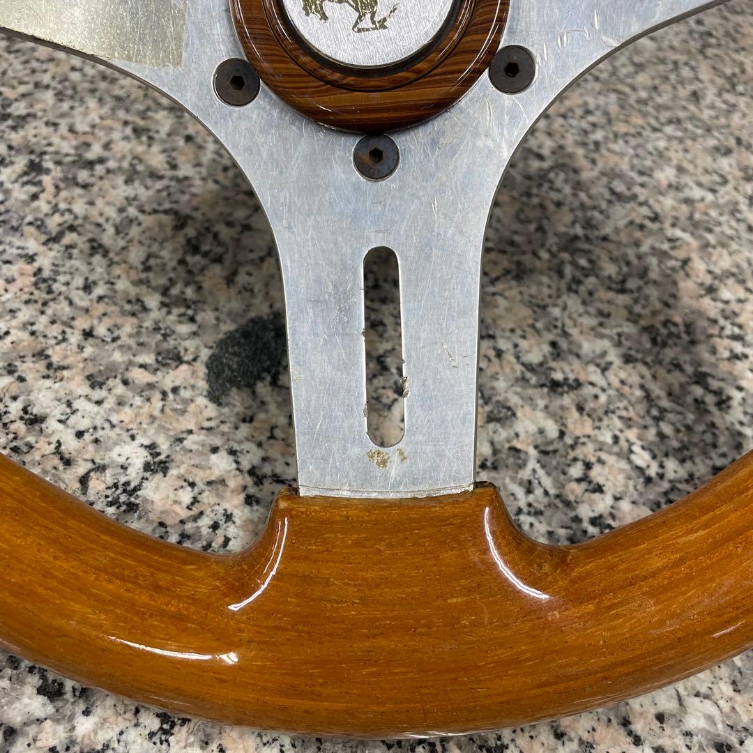 S*T様 ★OBA オバ ウッド ステアリング 当時物 ハンドル 自動車パーツ