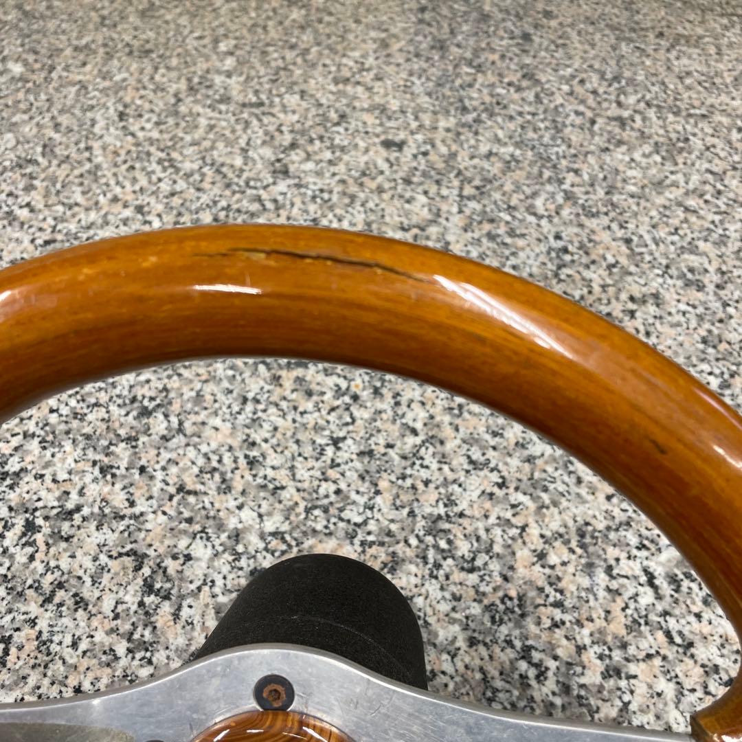 S*T様 ★OBA オバ ウッド ステアリング 当時物 ハンドル 自動車パーツ