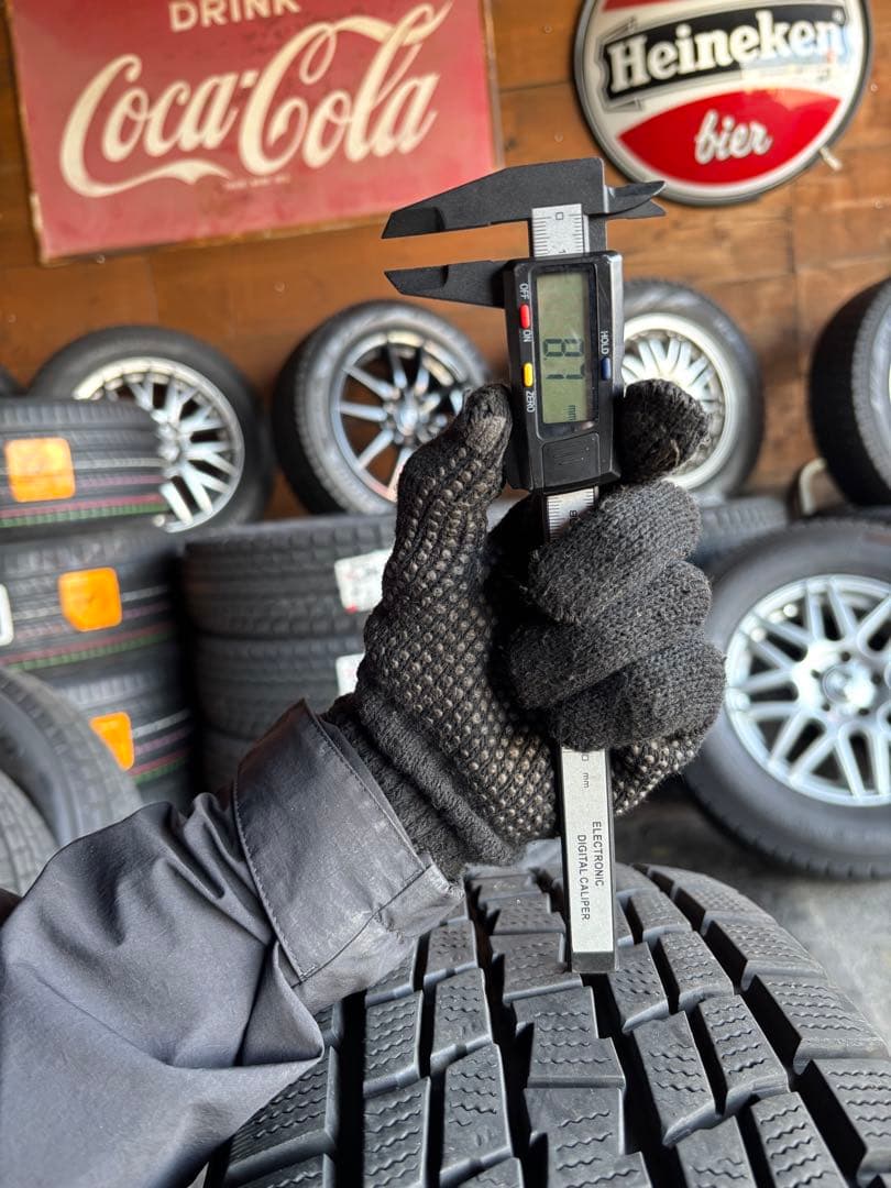 ◇送料込み◇ 225/70R16 中古スタッドレス新品ホイール4本