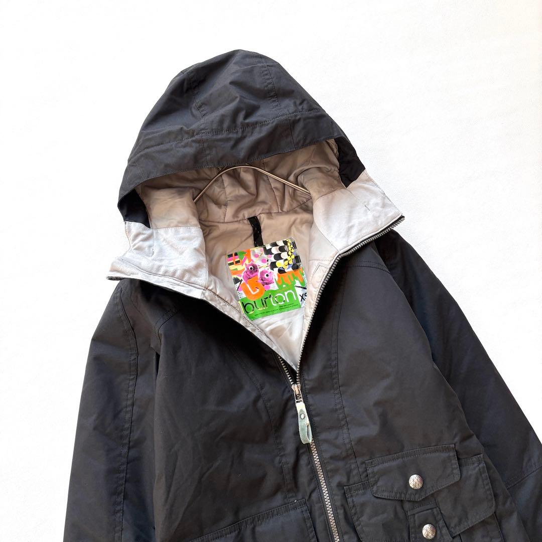 4477【美品】バートン スノボウェア レディース ジャケット 無地 ブラック