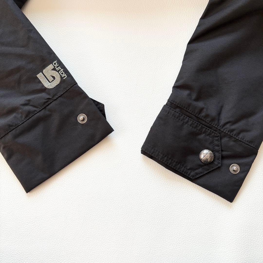 4477【美品】バートン スノボウェア レディース ジャケット 無地 ブラック