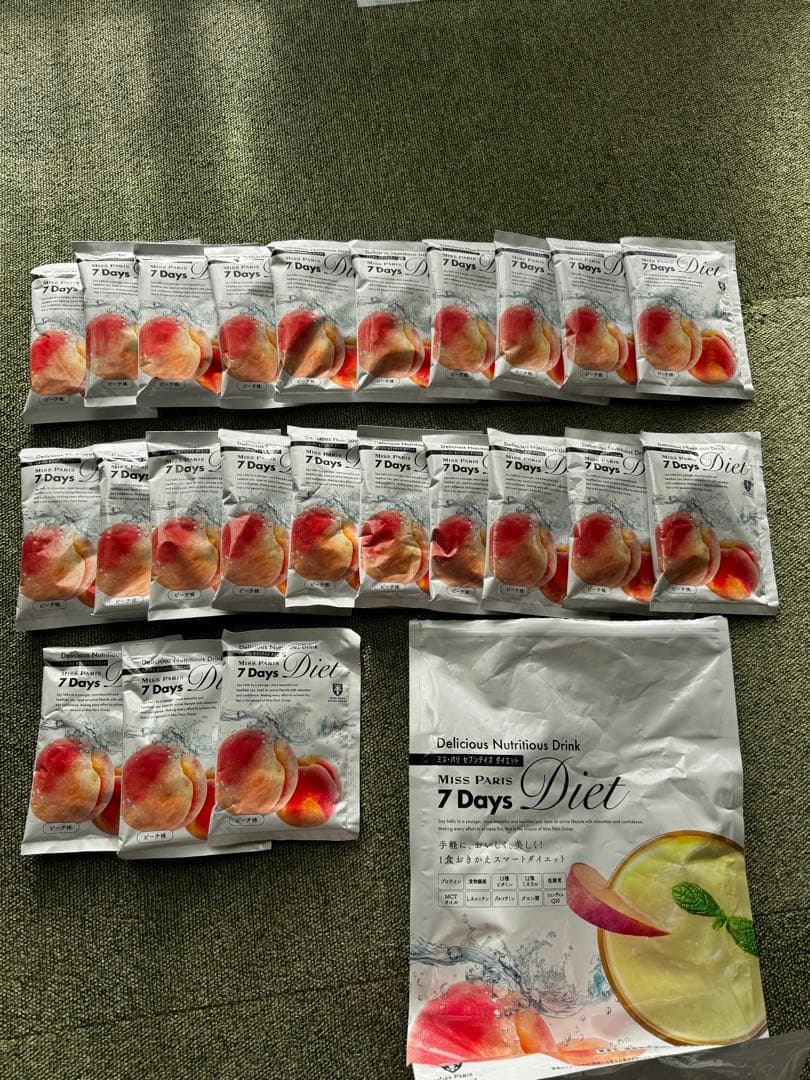ミスパリ 7 Days Diet23包ピーチ味 お正月太り ダイエット