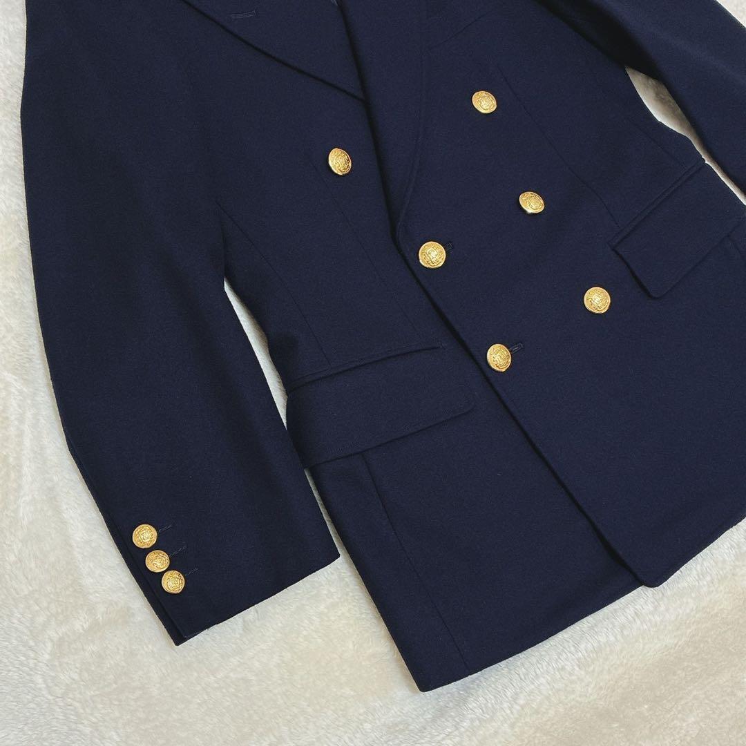 シップス x リングジャケット　紺ブレ　ダブル　金ボタン　テーラードジャケット