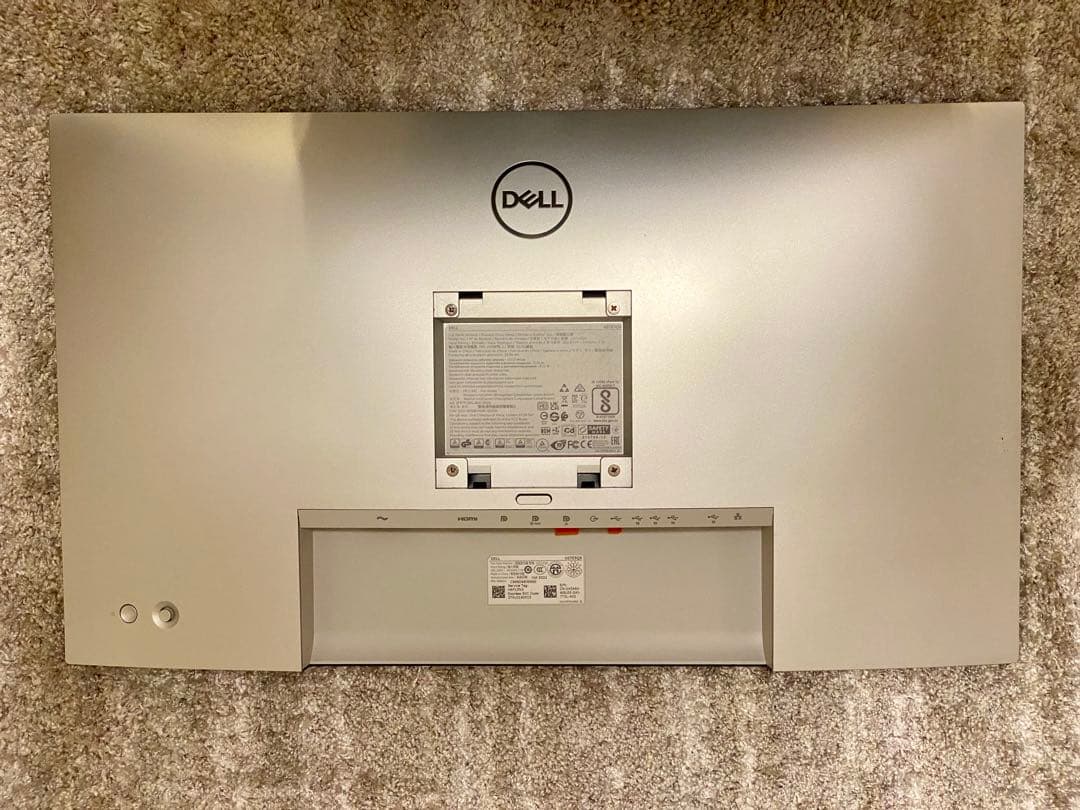 DELL 27インチ 4Kモニター U2723QX+ケーブル+端子（スタンドなし