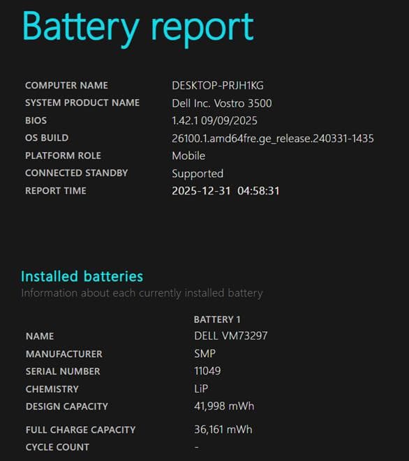 Windowsノート本体 DELL VOSTRO 3500 i5-1135G7 16/256GB