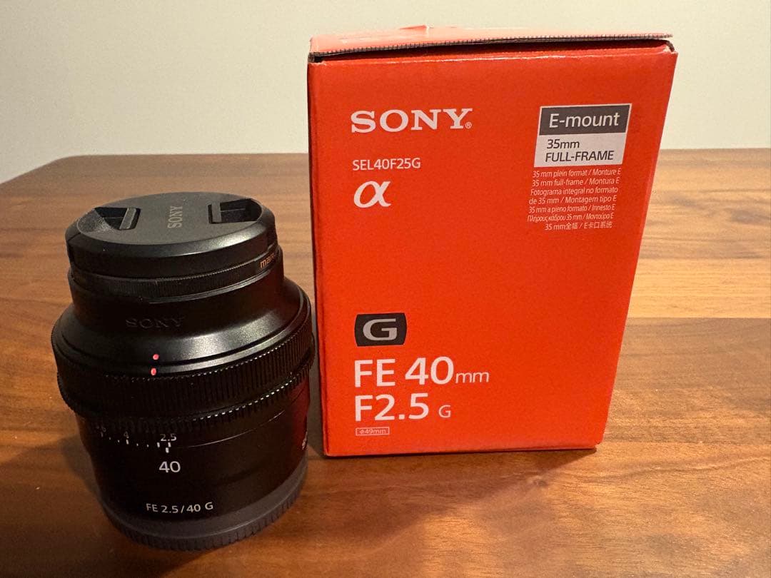 SONY G FE40mm F2.5G SEL40F25G eマウント