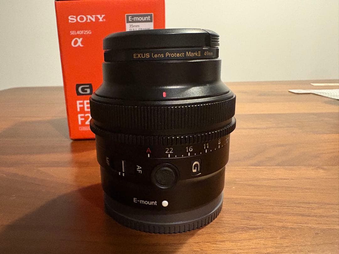SONY G FE40mm F2.5G SEL40F25G eマウント