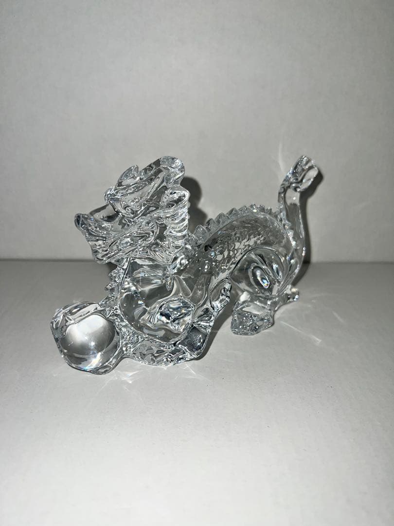 美品【バカラ 干支 ドラゴン】クリスタル置物 本体のみ