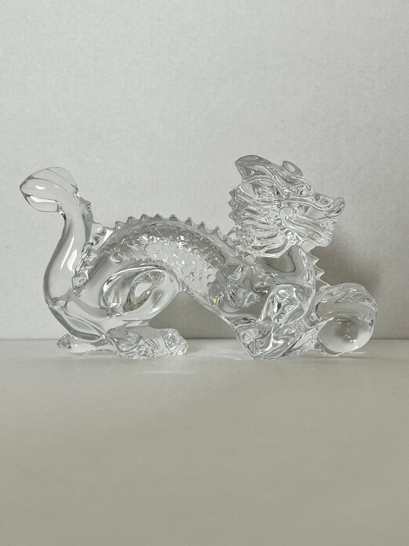 美品【バカラ 干支 ドラゴン】クリスタル置物 本体のみ