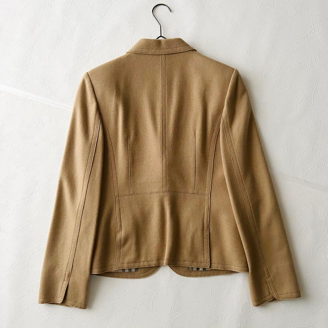 2910Z 極美品 バーバリーロンドン ウールテーラードジャケット ベージュ40