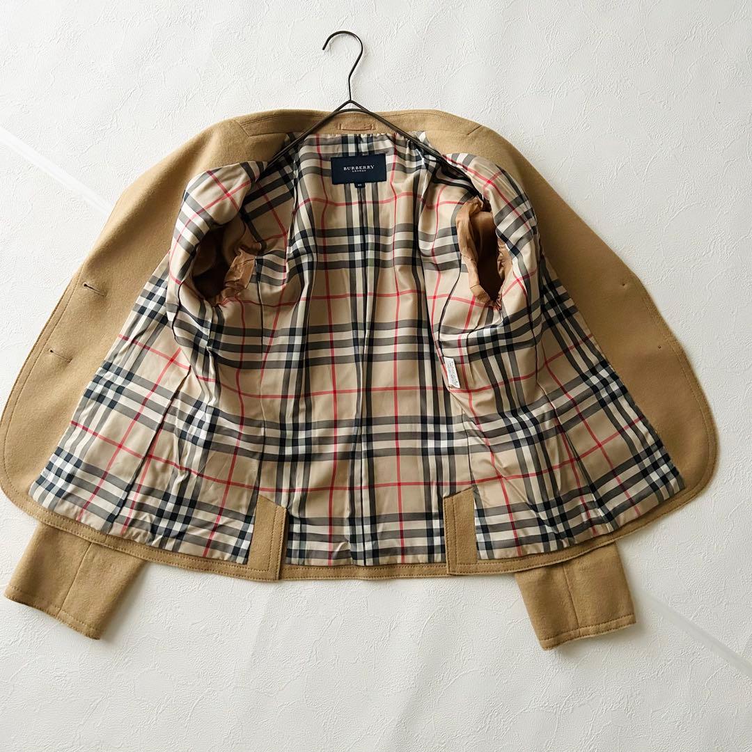 2910Z 極美品 バーバリーロンドン ウールテーラードジャケット ベージュ40