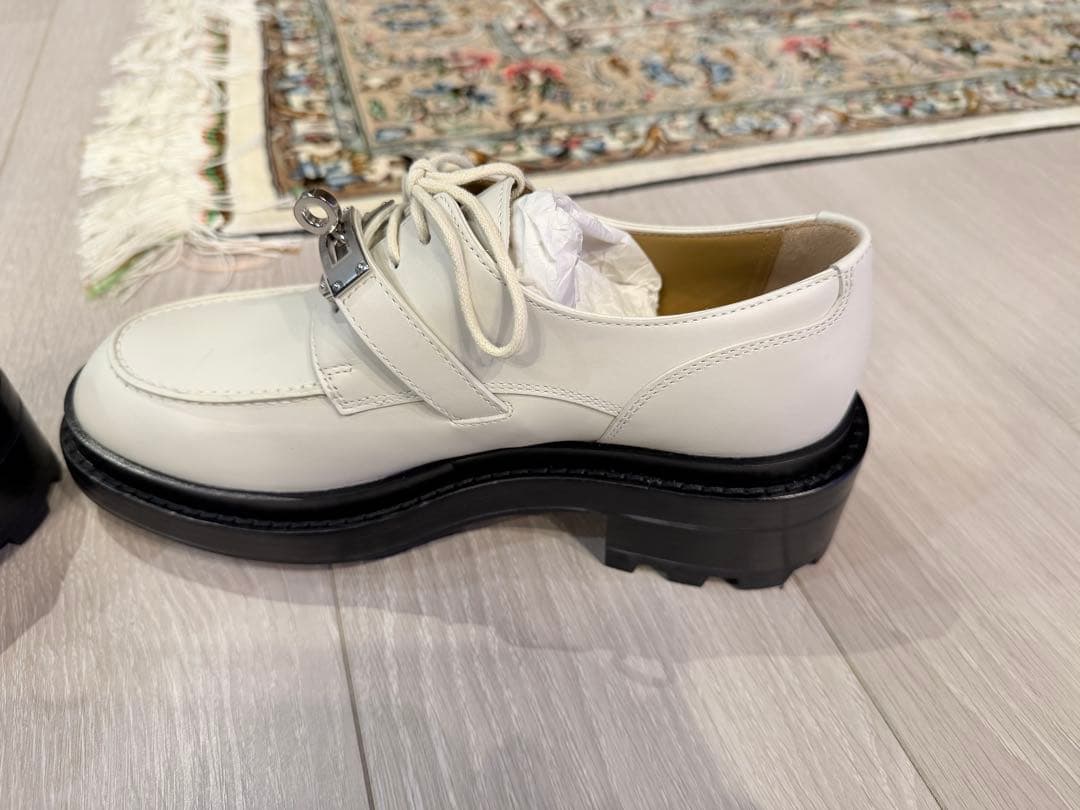 エルメス モカシン 《ダービー ロイヤル》 新品未使用 35 ケリー金具付