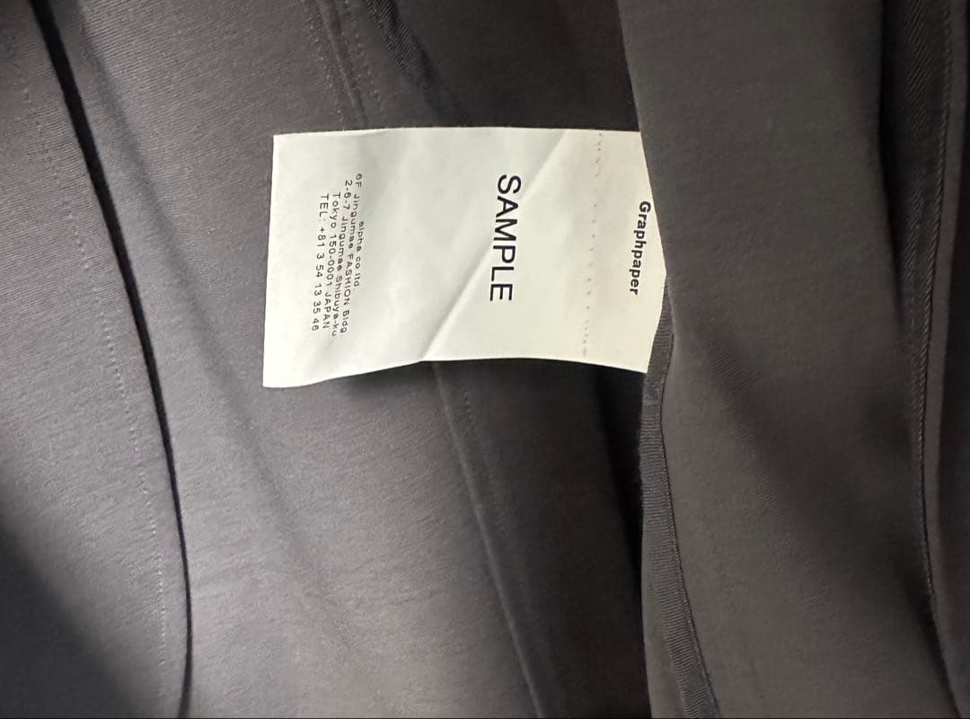 Graphpaper Compact Ponte Jacket（グレー　2）