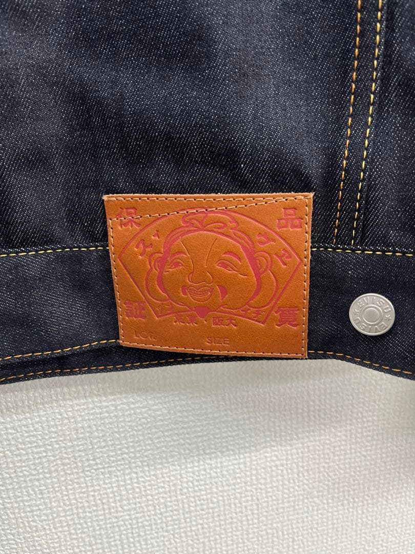 EVISU エクリュカモメプリント リラックスフィット デニムジャケット