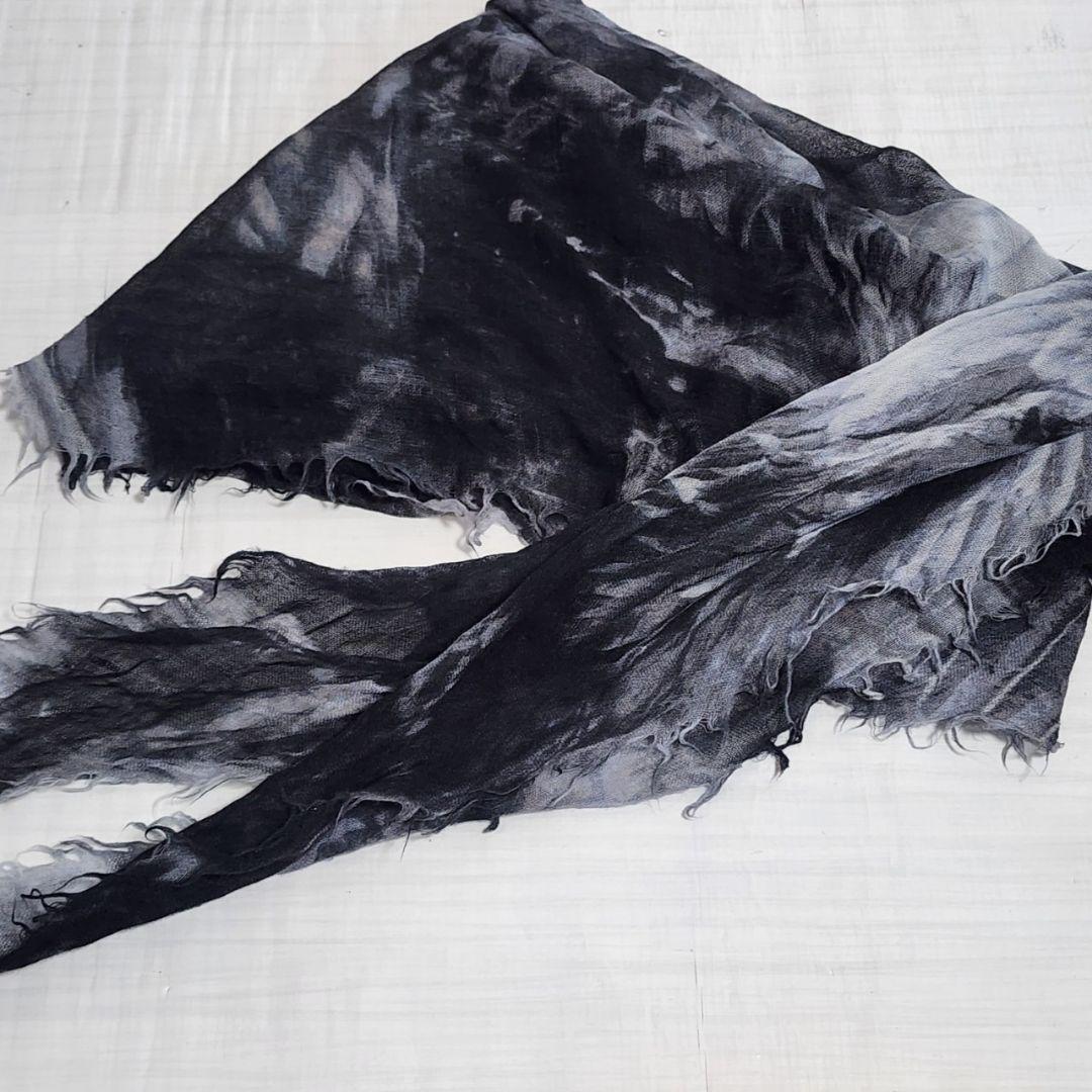 希少 ヘルムートラング HELMUT LANG ストール タイダイ柄 ショール