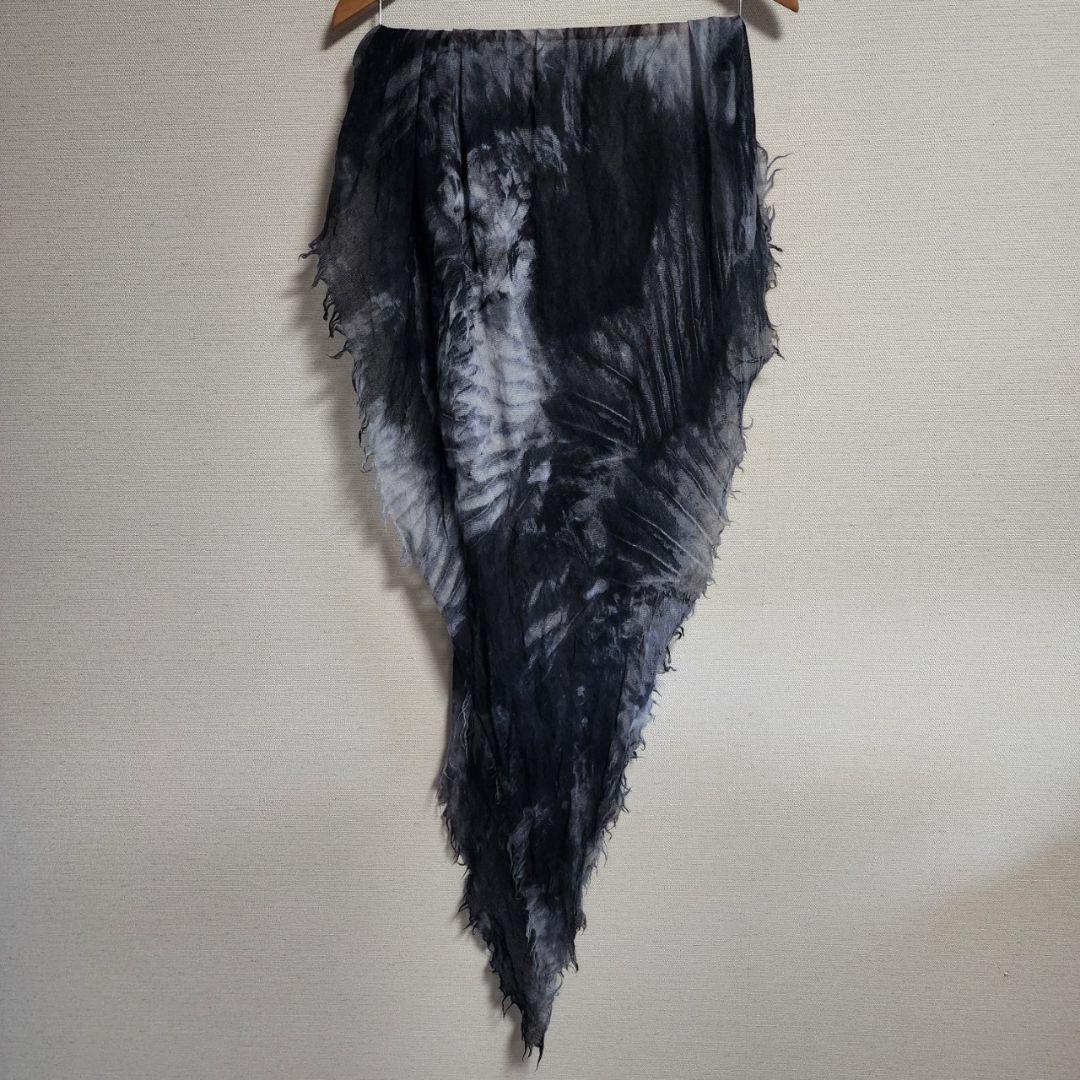 希少 ヘルムートラング HELMUT LANG ストール タイダイ柄 ショール