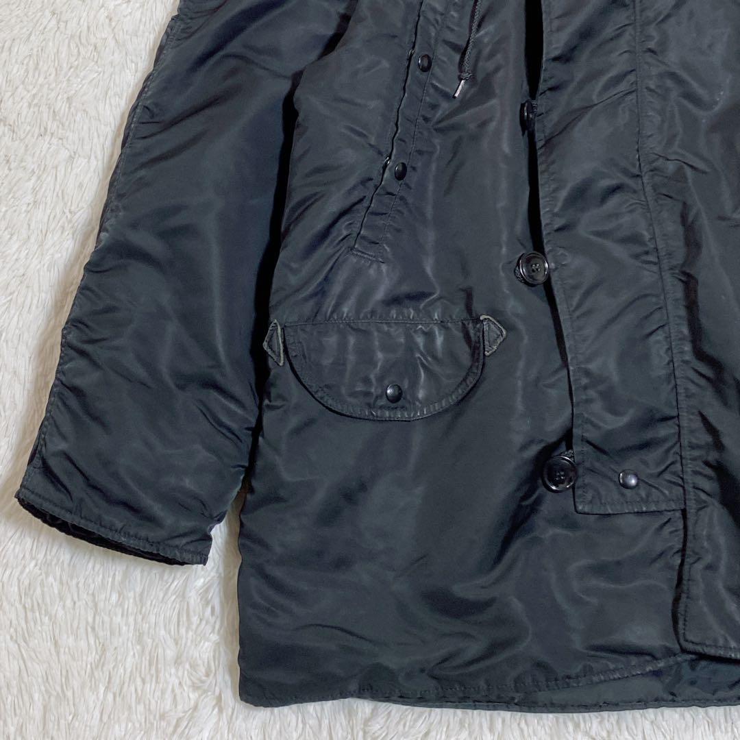 Alpha Industries N-3B USA製 L ブラック