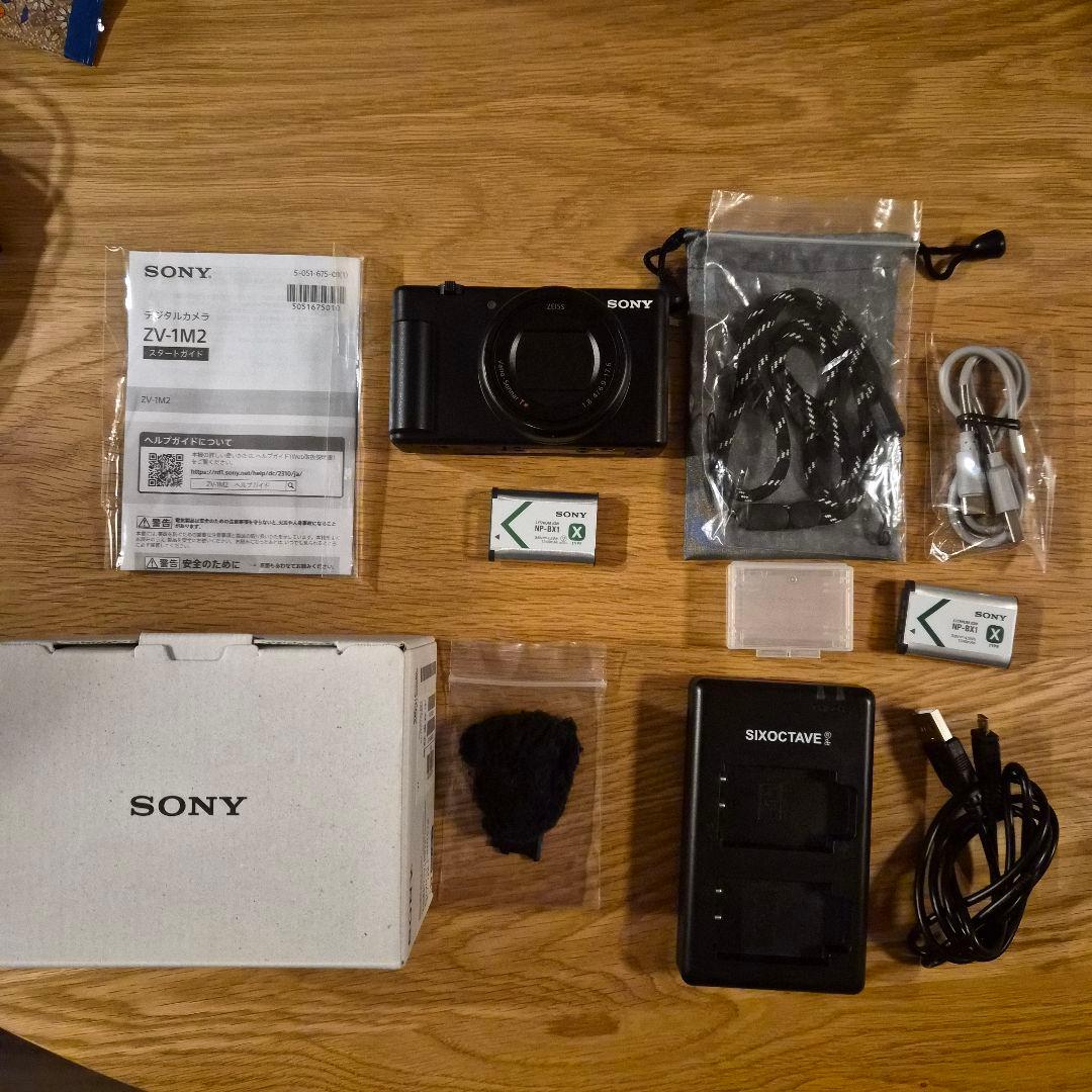 SONY VLOGCAM ZV-1M2 純正バッテリー+おまけ付き