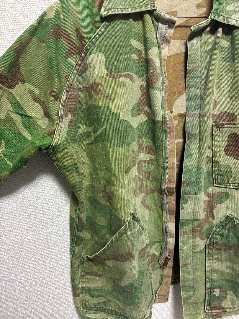 リバーシブル カモ柄ジャケット Ranger系 ミッチェルカモ系 ビンテージ