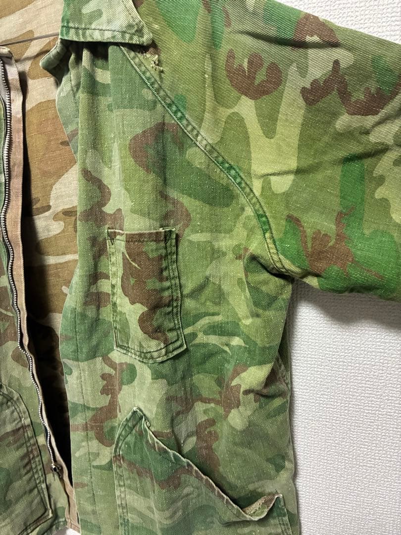 リバーシブル カモ柄ジャケット Ranger系 ミッチェルカモ系 ビンテージ