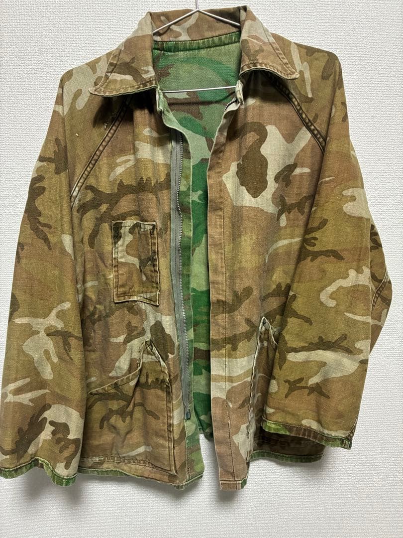 リバーシブル カモ柄ジャケット Ranger系 ミッチェルカモ系 ビンテージ