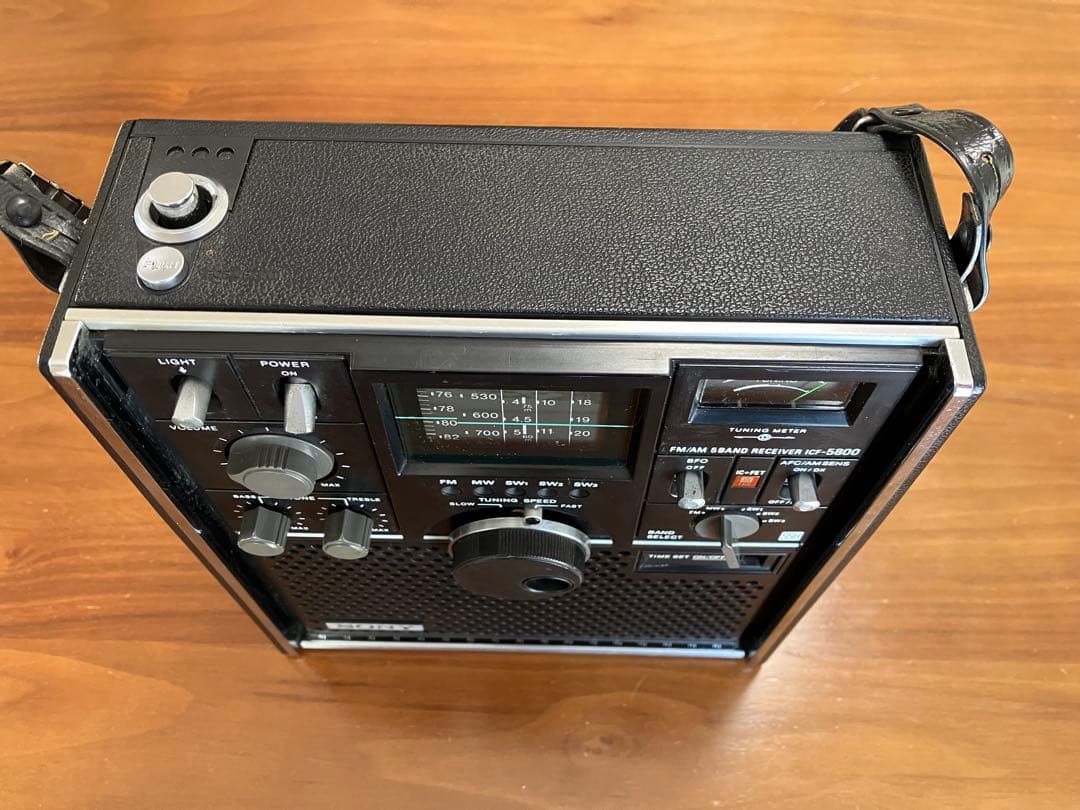 ソニースカイセンサーICF 5800 BCLラジオ 中古品