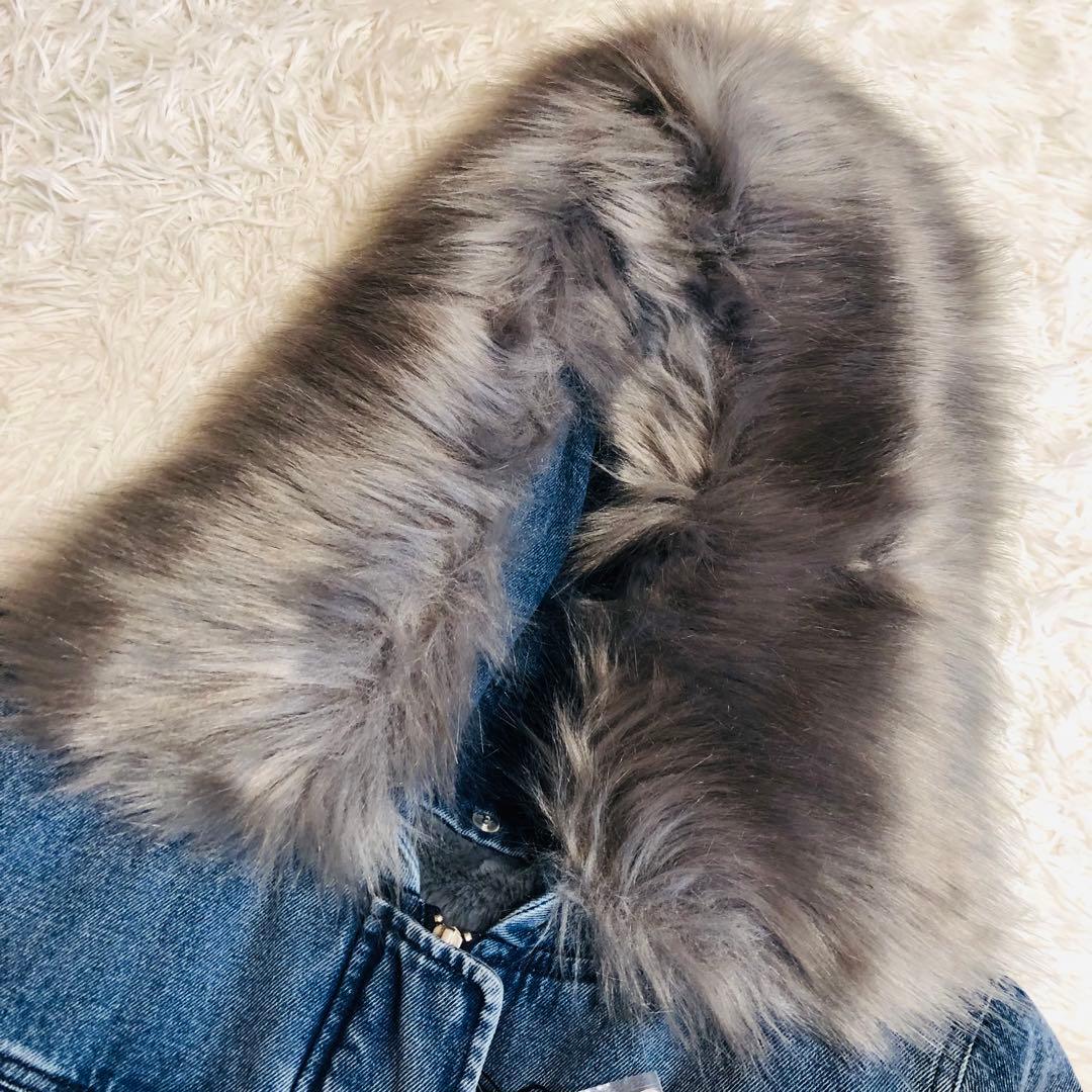 新品タグ付き　スコットクラブ　デニムコート　モッズコート　ボアライナー付き