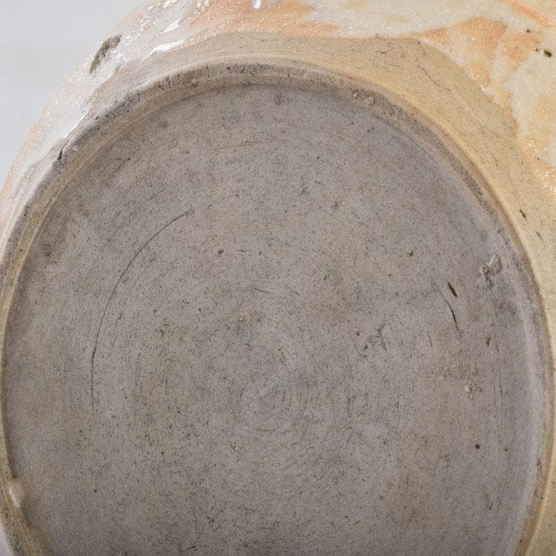 茶道具　志野焼　瀬戸　陶三郎作　水指　共箱　C　8731