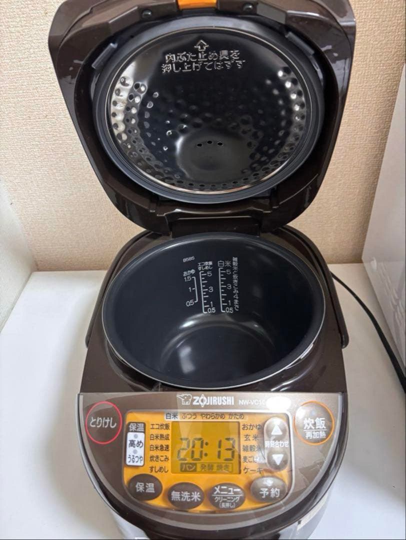 象印 炊飯器 NW-VC10 ブラウン