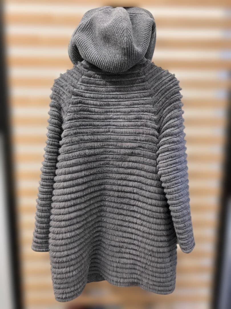 最終価格！！mila schon ミンクファー　カシミヤ素材　グレー コート