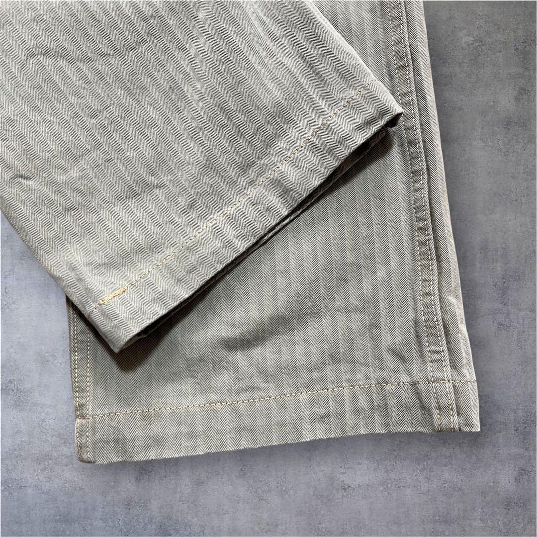 バズリクソンズUSMC ヘリンボーンユーティリティトラウザーズパンツ S