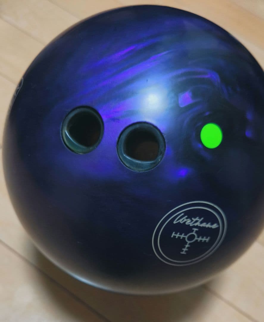 ろ*様 ハンマー パープルパールウレタン 15ポンド 美品 サムレス 両手投げ