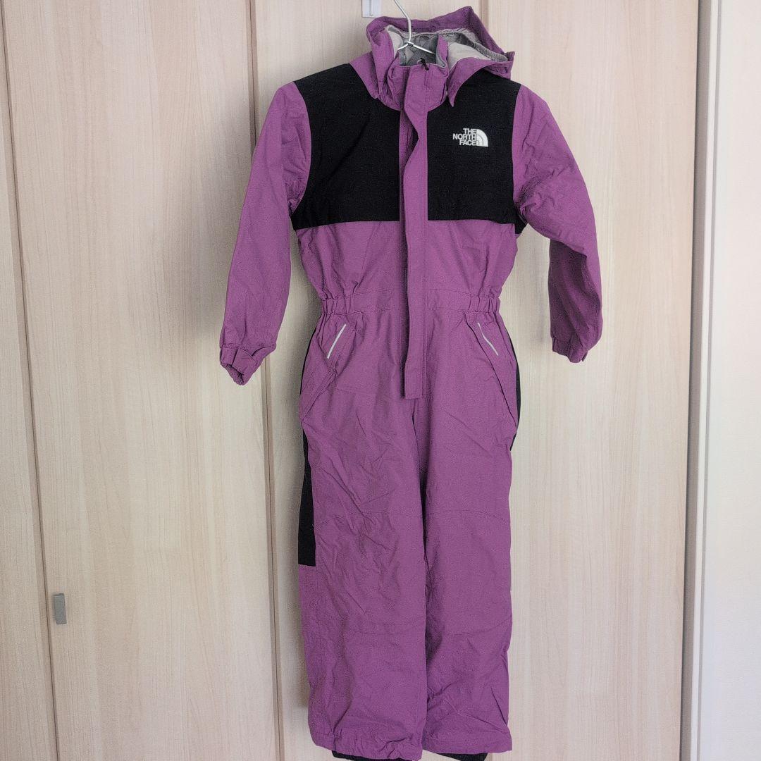 THE NORTH FACE 子ども用 ウェア 紫色 フルボディスーツ