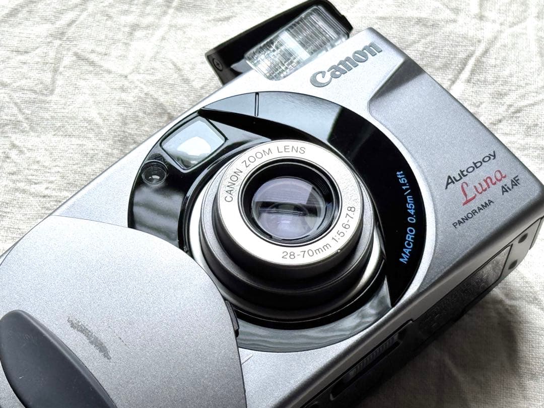 ⌘完動品！ 電池付き、作例あり！ Canon Autoboy Luna⌘