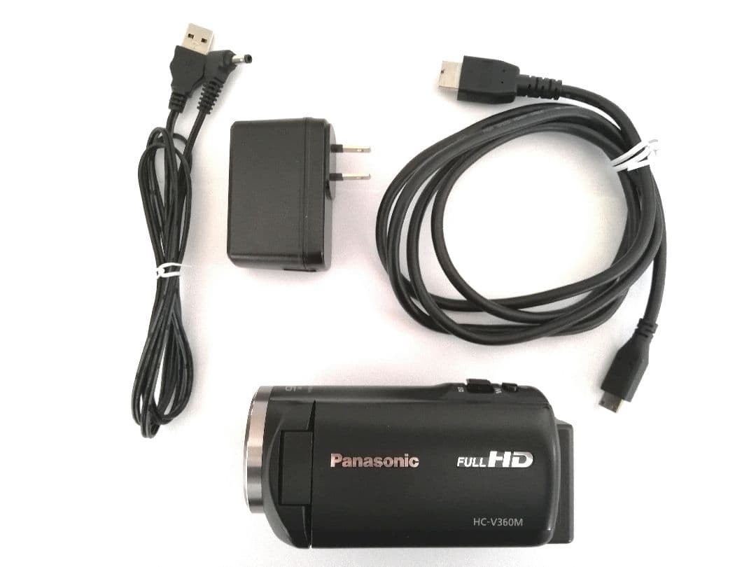Panasonic HC-V360M ビデオカメラ 本体、付属品