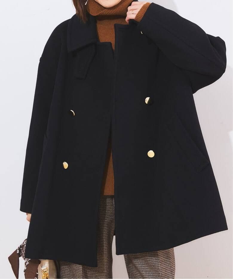 SUPER120/MANTECOステンカラーコート