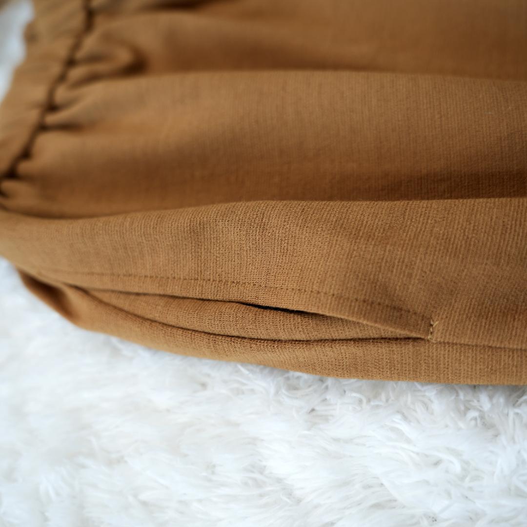 【極美品】Yves Saint Laurent　ウールイージーパンツ　キャメル