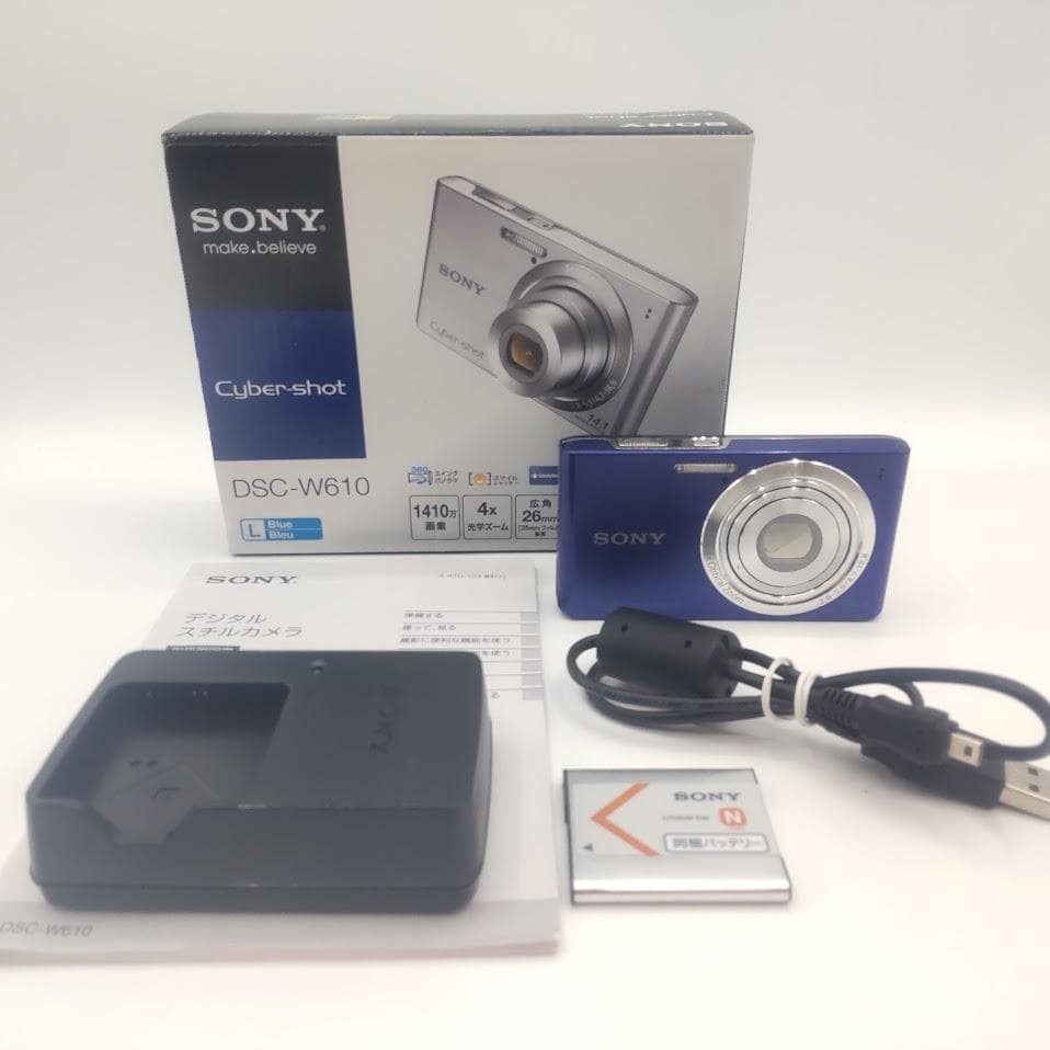 ★箱付★ Sony ソニー デジカメ DSC−W610 パープル