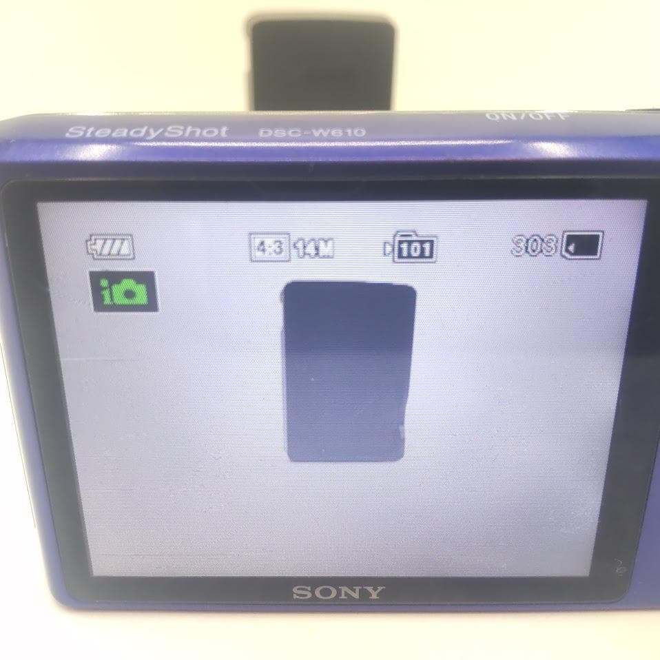 ★箱付★ Sony ソニー デジカメ DSC−W610 パープル